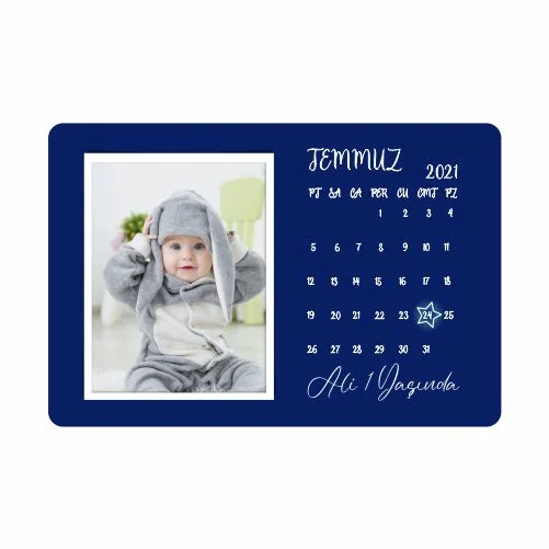 Takvim Tasarımlı Doğum Günü Magnet